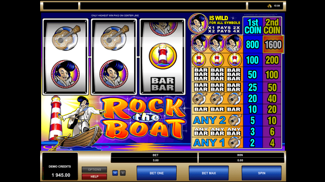 Бонусная игра Rock The Boat 5